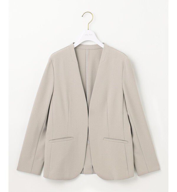 any SiS「【UVカット / 接触冷感 / 吸水速乾】スマートビューティストレッチ ノーカラージャケット」|ノーカラージャケット|