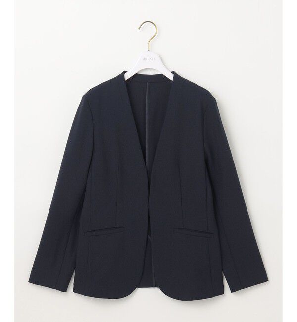 any SiS「【UVカット / 接触冷感 / 吸水速乾】スマートビューティストレッチ ノーカラージャケット」|ノーカラージャケット|