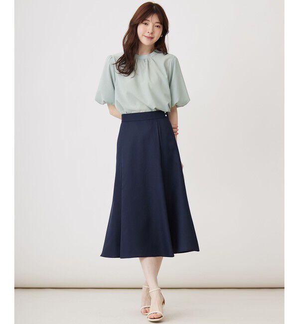any SiS「【速乾・接触冷感】スムージーポリエステル フレアスカート」|スカート|