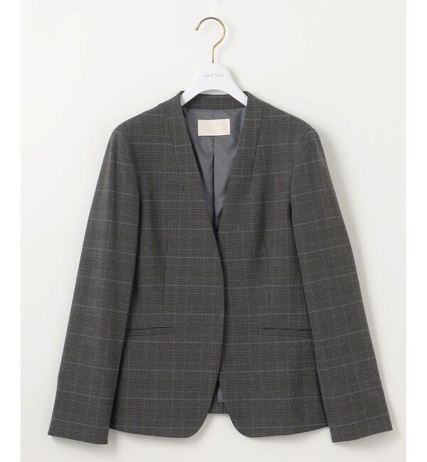 ANY SIS「【保温効果/ストレッチ】シリーズ累計13万枚突破！ビューティサーモ ノーカラージャケット」|ノーカラージャケット|