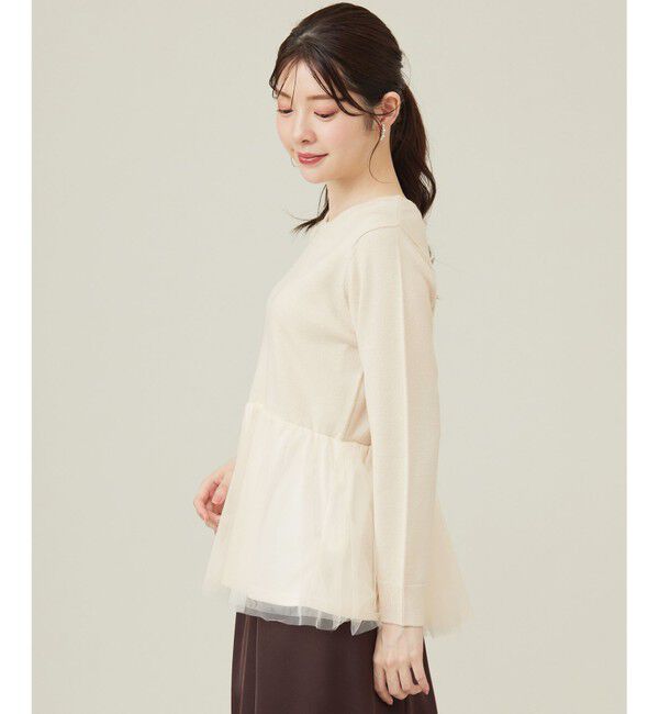 any SiS「【2SET】チュールインナー ツイン」|カーディガン|