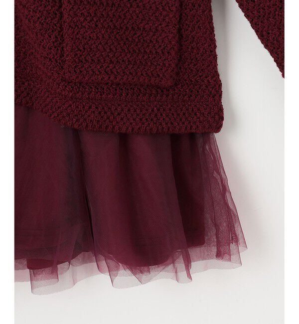 any SiS「【2SET】チュールインナー ツイン」|カーディガン|