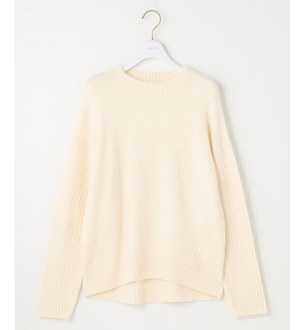 any SiS「【洗える】サイドケーブルアンゴラブレンド ニット」|ニット・セーター|