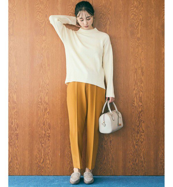 any SiS「【洗える】サイドケーブルアンゴラブレンド ニット」|ニット・セーター|