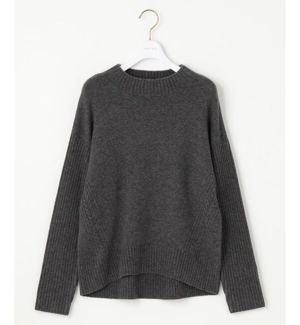 any SiS「【洗える】サイドケーブルアンゴラブレンド ニット」|ニット・セーター|