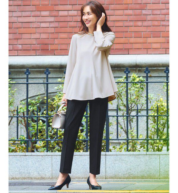 any SiS「【洗える】セレモニーダブルクロス ブラウス」|シャツ・ブラウス|