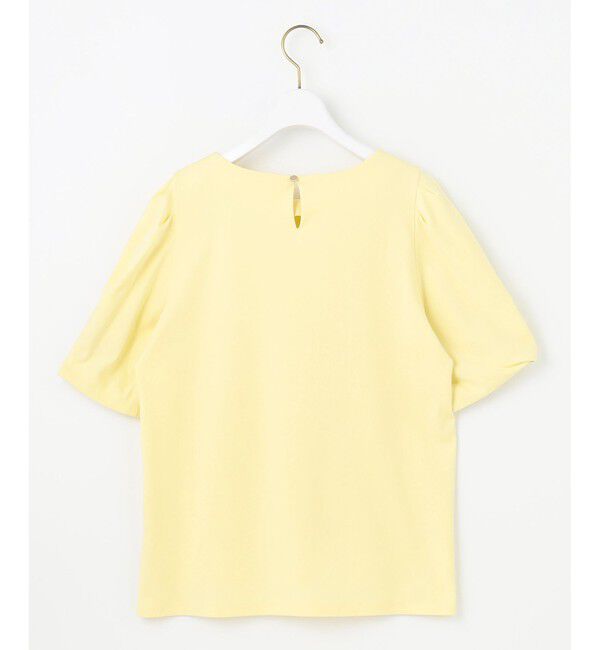 ANY SIS「【撥水・汗ジミ防止・UVケア・洗える】スーピマスムース 袖タック Tシャツ」|Tシャツ・カットソー|