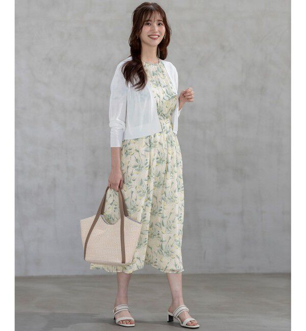 ANY SIS「【洗える】シアーパターン ワンピース」|ワンピース|