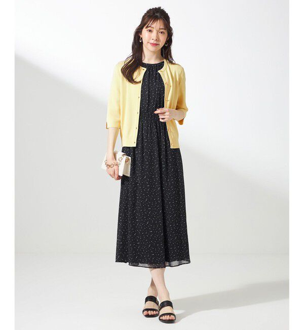 ANY SIS「【洗える】シアーパターン ワンピース」|ワンピース|