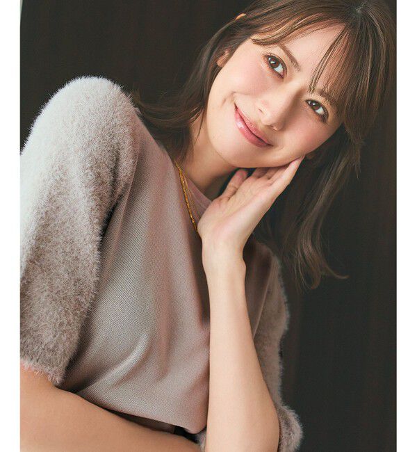 any SiS「【洗える】シャギースリーブ ニット」|ニット・セーター|