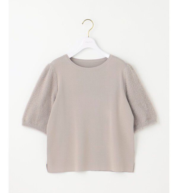 any SiS「【洗える】シャギースリーブ ニット」|ニット・セーター|