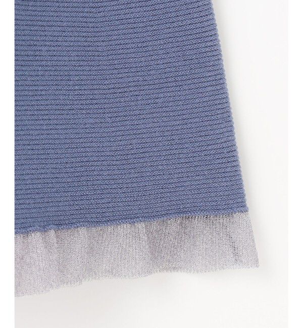 ANY SIS「シアーフリルペプラム ニット」|ニット・セーター|