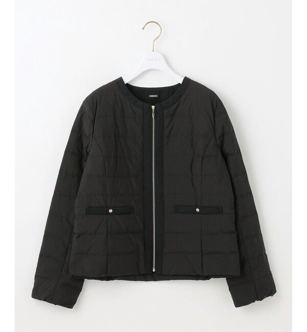 ANY SIS「【2WAY】ノーカラーダウン ジャケット」|ダウン|