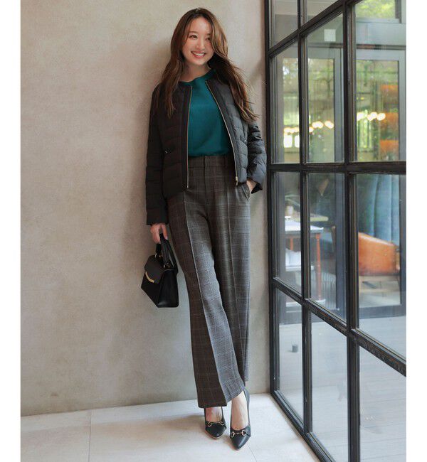 ANY SIS「【2WAY】ノーカラーダウン ジャケット」|ダウン|