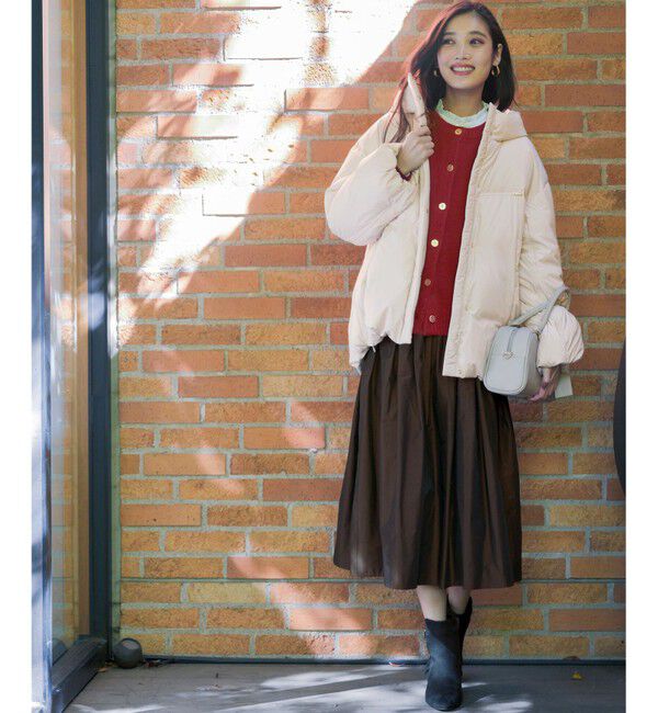 ANY SIS「グロッシータフタ スカート」|スカート|