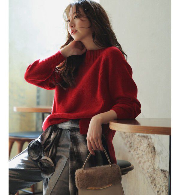 ANY SIS「ボートネックAir ニット」|ニット・セーター|