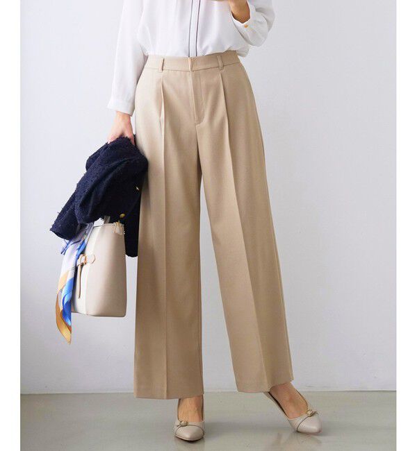 ANY SIS「褒めらレディストレッチ ワイドパンツ」|その他|ﾍﾞｰｼﾞｭ