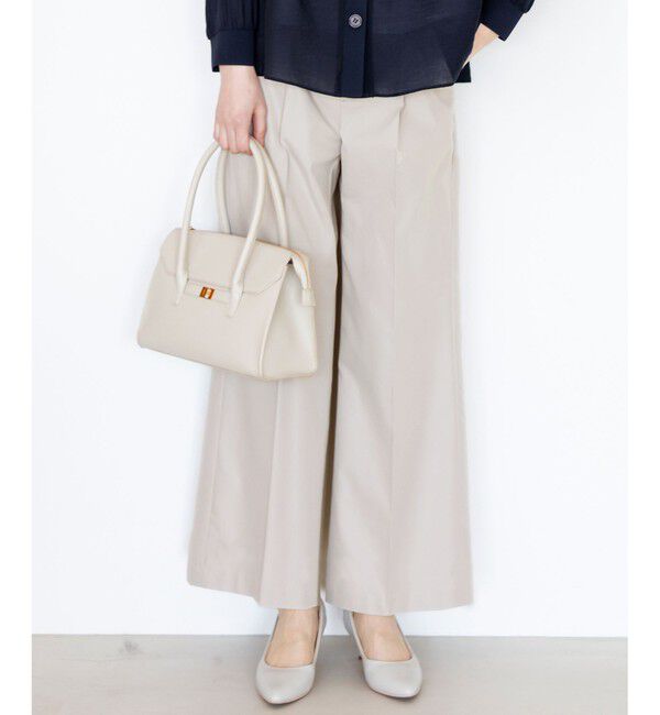 ANY SIS「ツイステッドクリアチノワイド パンツ」|その他|アイボリー