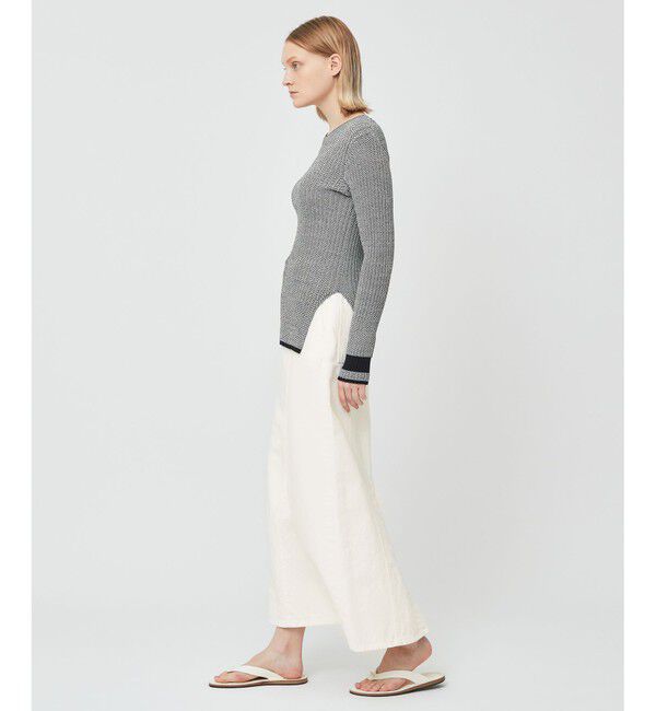 BEIGE,「GOURD / リブニット」|ニット・セーター|