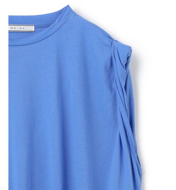 BEIGE,「LIONEL / ギャザートップス」|Tシャツ・カットソー|