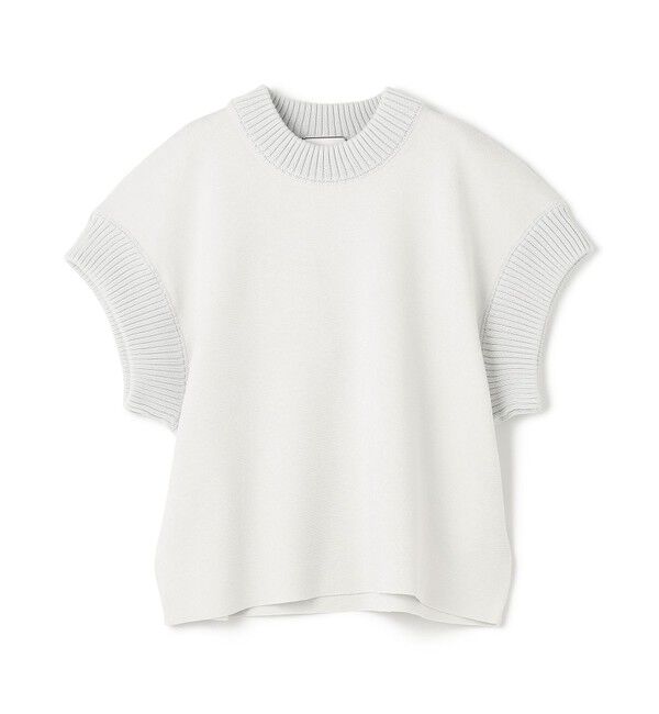 BEIGE,「【洗える・Oggi 11月号掲載】LAURA / ドライタッチ異素材リブニット」|ニット・セーター|