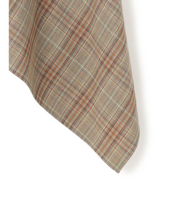 BEIGE,「SELMA / チェックウールラッフルスカート」|スカート|