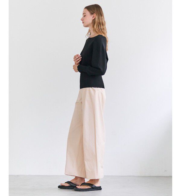 BEIGE,「LAURA / ドライタッチ ストレッチニットプルオーバー」|ニット・セーター|