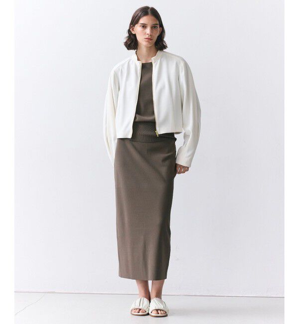 BEIGE,「LAURA / ドライタッチ ストレッチニットプルオーバー」|ニット・セーター|