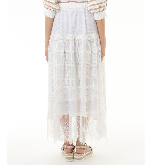 Grace Class「レース切替メッシュスカート」|スカート|