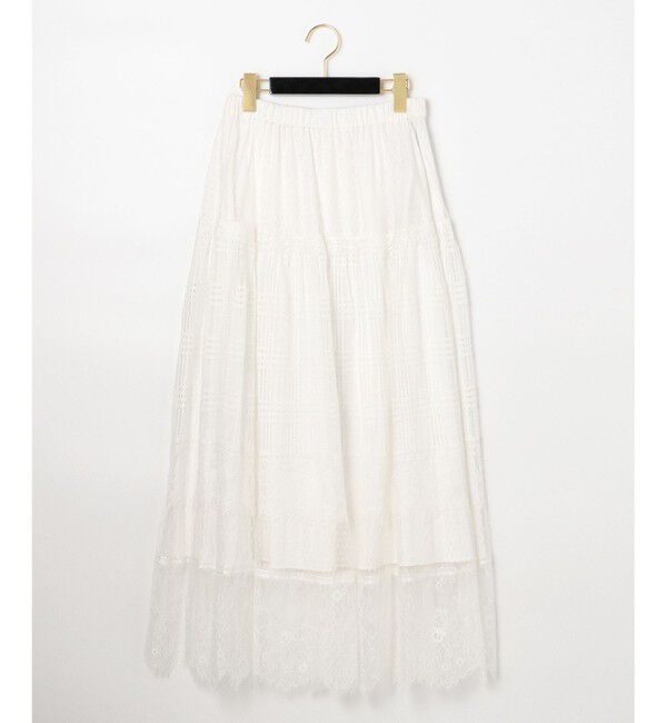 Grace Class「レース切替メッシュスカート」|スカート|
