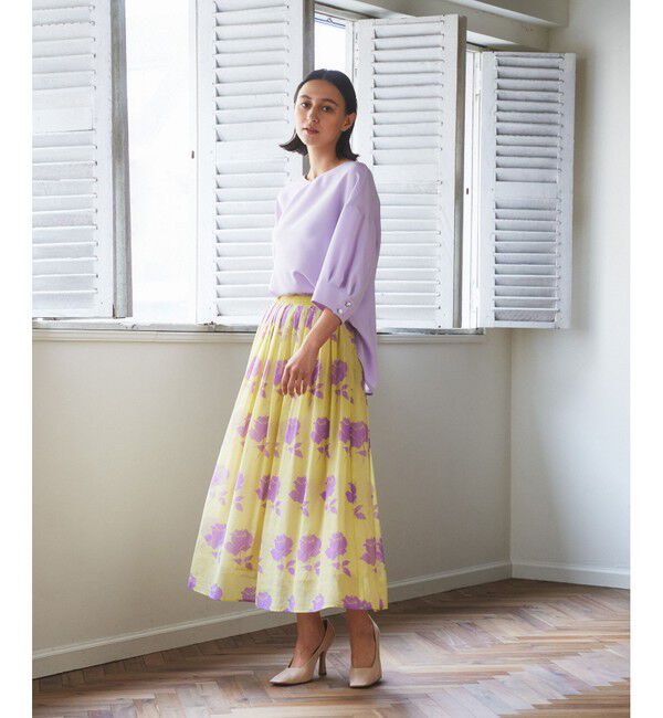 Grace Class「ローズプリントオーガンスカート」|スカート|