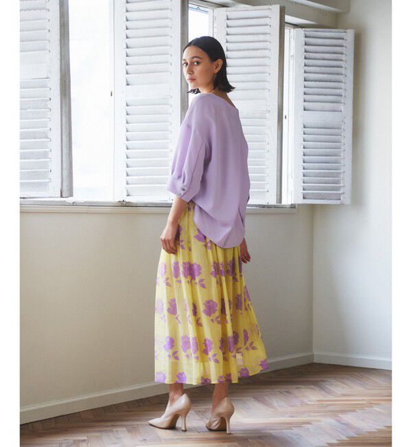 Grace Class「ローズプリントオーガンスカート」|スカート|