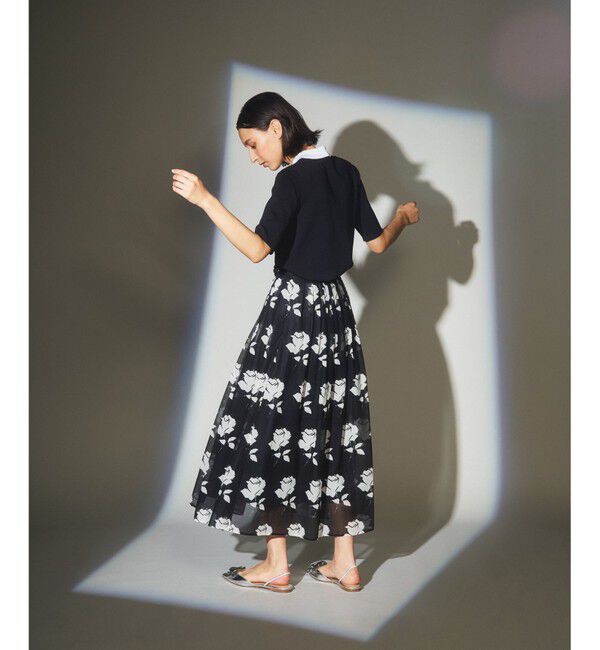 Grace Class「ローズプリントオーガンスカート」|スカート|