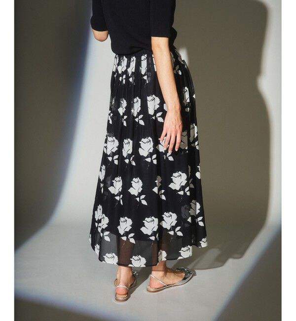 Grace Class「ローズプリントオーガンスカート」|スカート|