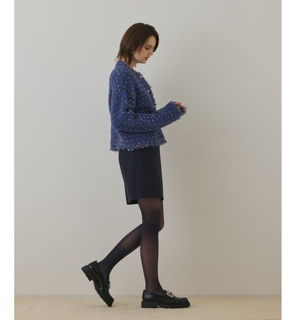 Diagram「ツイードニットショートカーディガン」|カーディガン|