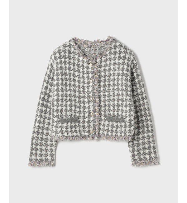 Diagram「ツイードニットショートカーディガン」|カーディガン|