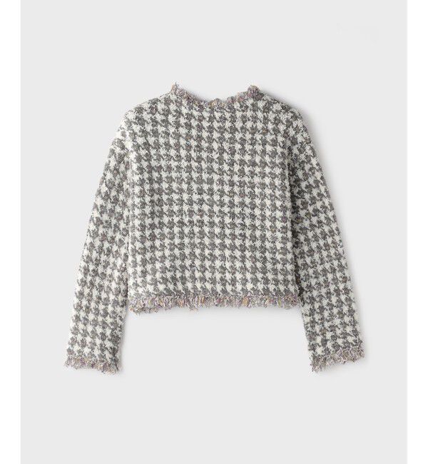 Diagram「ツイードニットショートカーディガン」|カーディガン|