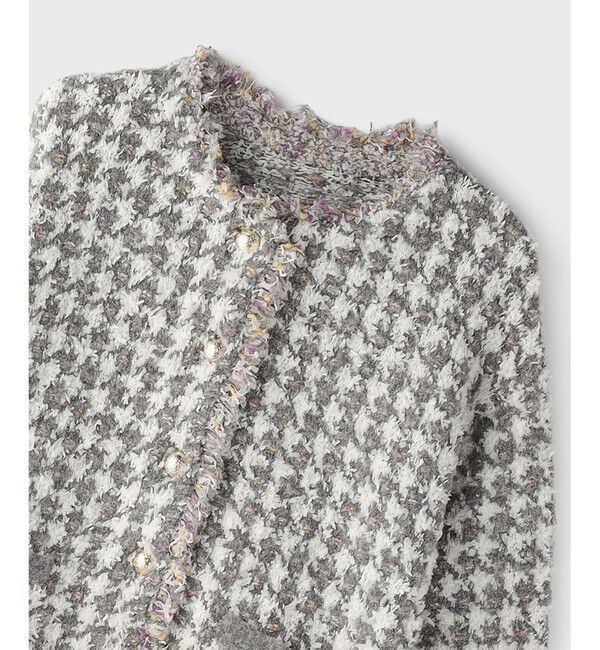 Diagram「ツイードニットショートカーディガン」|カーディガン|