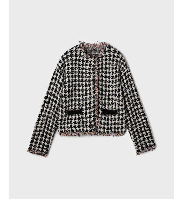 Diagram「ツイードニットショートカーディガン」|カーディガン|