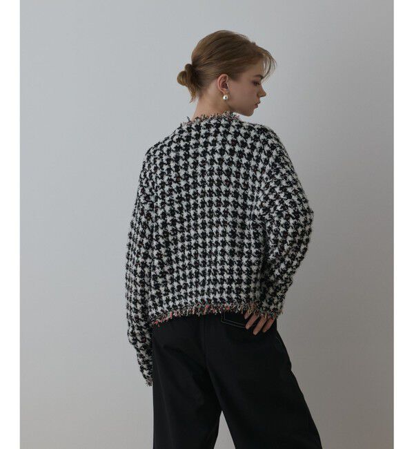 Diagram「ツイードニットショートカーディガン」|カーディガン|