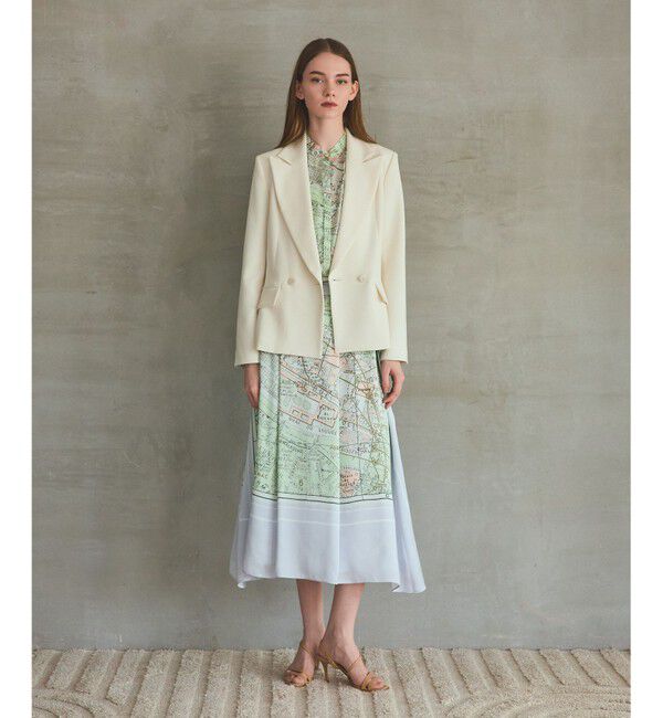 Grace Class「パリスカーフプリントスカート」|スカート|