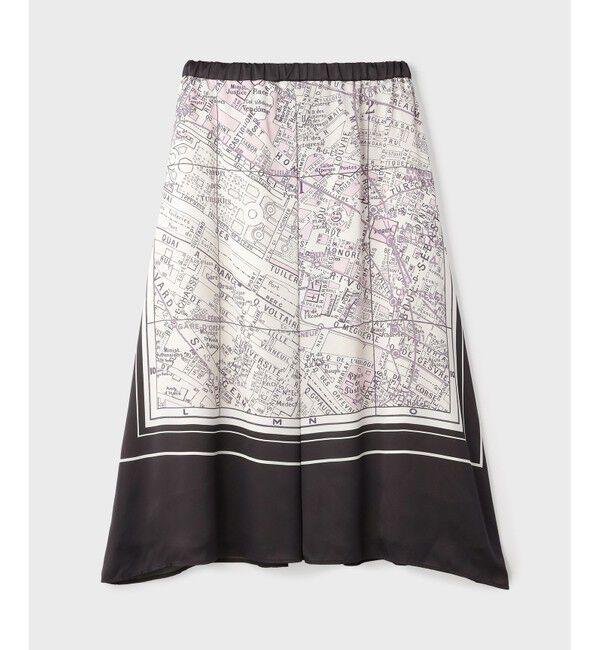 Grace Class「パリスカーフプリントスカート」|スカート|