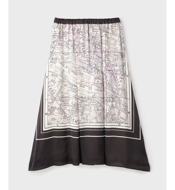 Grace Class「パリスカーフプリントスカート」|スカート|