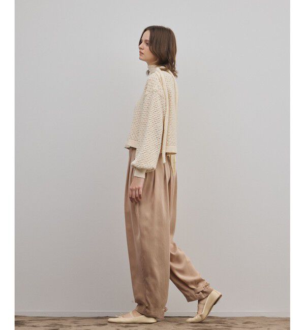 GRACE CONTINENTAL「メッシュオーバーニットトップ」|ニット・セーター|