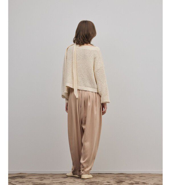 GRACE CONTINENTAL「メッシュオーバーニットトップ」|ニット・セーター|