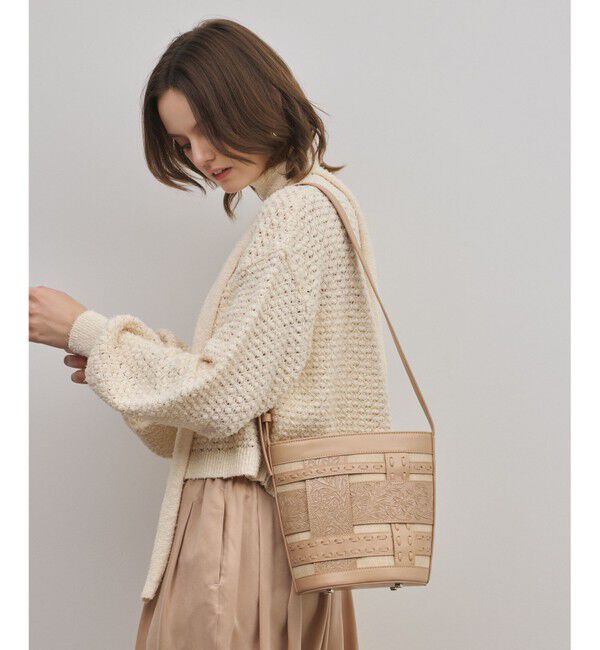 GRACE CONTINENTAL「メッシュオーバーニットトップ」|ニット・セーター|