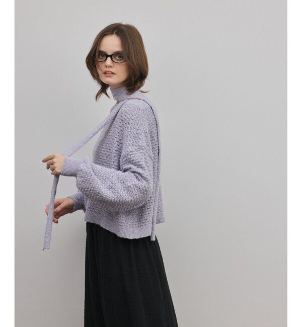 GRACE CONTINENTAL「メッシュオーバーニットトップ」|ニット・セーター|