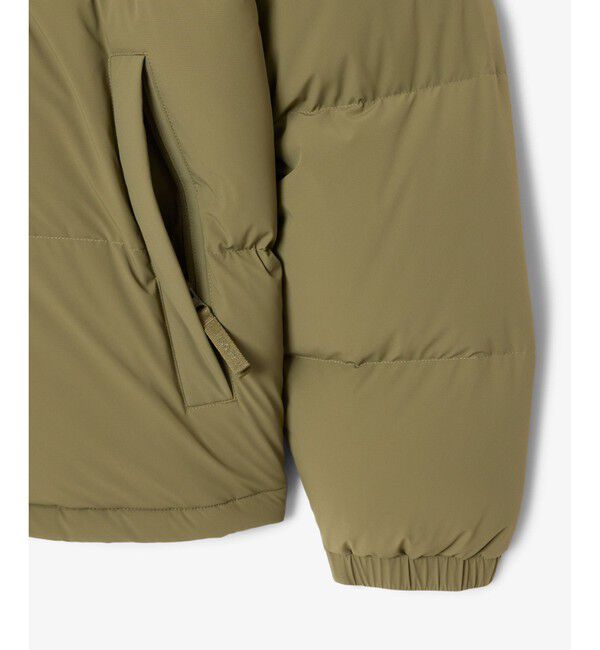 LACOSTE「撥水 防風 テクニカルファブリック ボリュームダウンフーデッドジャケット」|ダウン|