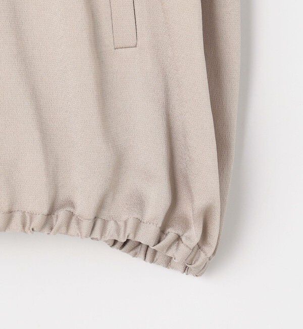 NOLLEY'S「ハンマーサテンケープブラウス」|シャツ・ブラウス|