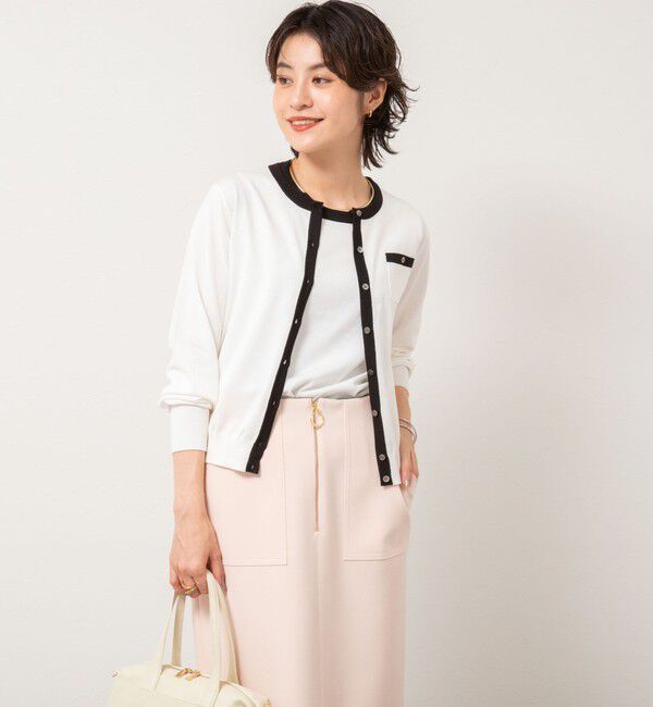 NOLLEY'S sophi「《アンサンブル対応/手洗い可能》綿ポリノースリーブプルオーバーニット」|ニット・セーター|